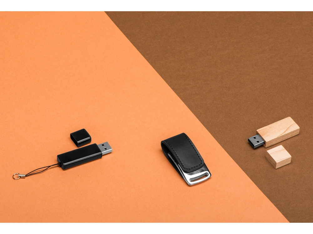 Флеш-карта USB 2.0 16 Gb с магнитным замком Vigo, черный/серебристый (артикул 620716) - фото 4 - id-p65820244