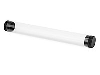 Футляр-туба пластиковый для ручки Tube 2.0, прозрачный/черный (артикул 84560.07)
