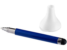 Ручка шариковая со стилусом, синий (артикул 10659501)