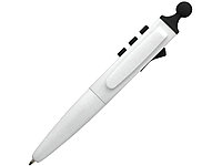 Ручка шариковая Clic Pen, белый/черный (артикул 10222300)