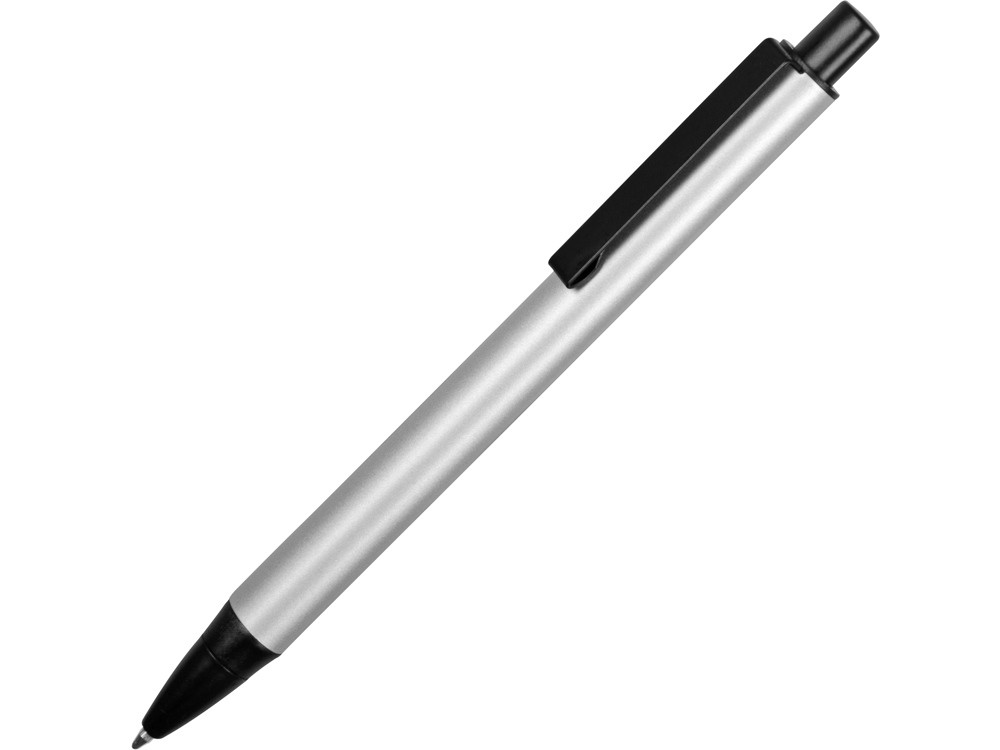 Ручка металлическая шариковая Ellipse овальной формы, серебристый/черный (артикул 11560.00) - фото 1 - id-p65816562
