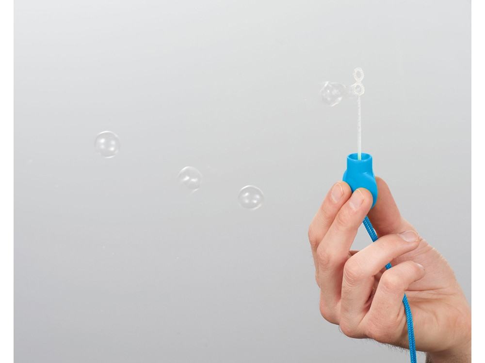 Ручка шариковая с мыльными пузырями, синий (артикул 10221900) - фото 2 - id-p65813115