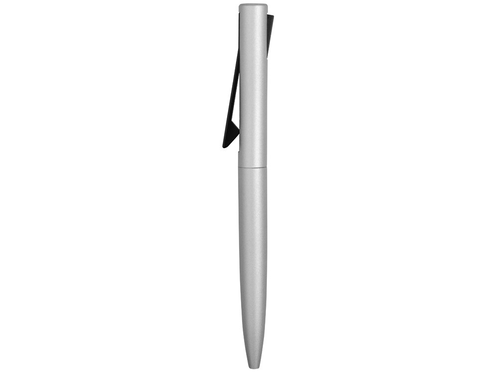Ручка металлическая шариковая Bevel, серебристый/черный (артикул 11562.00) - фото 5 - id-p65816576
