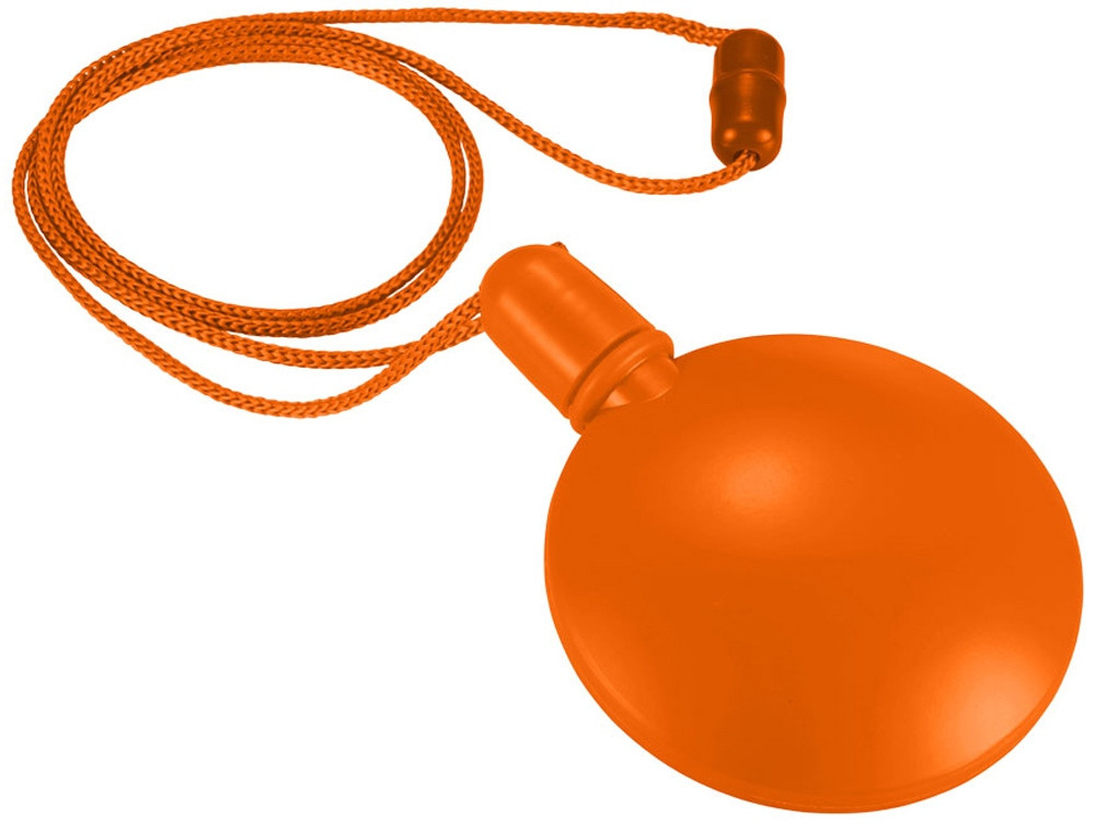Круглый диспенсер для мыльных пузырей, оранжевый (артикул 10222004)