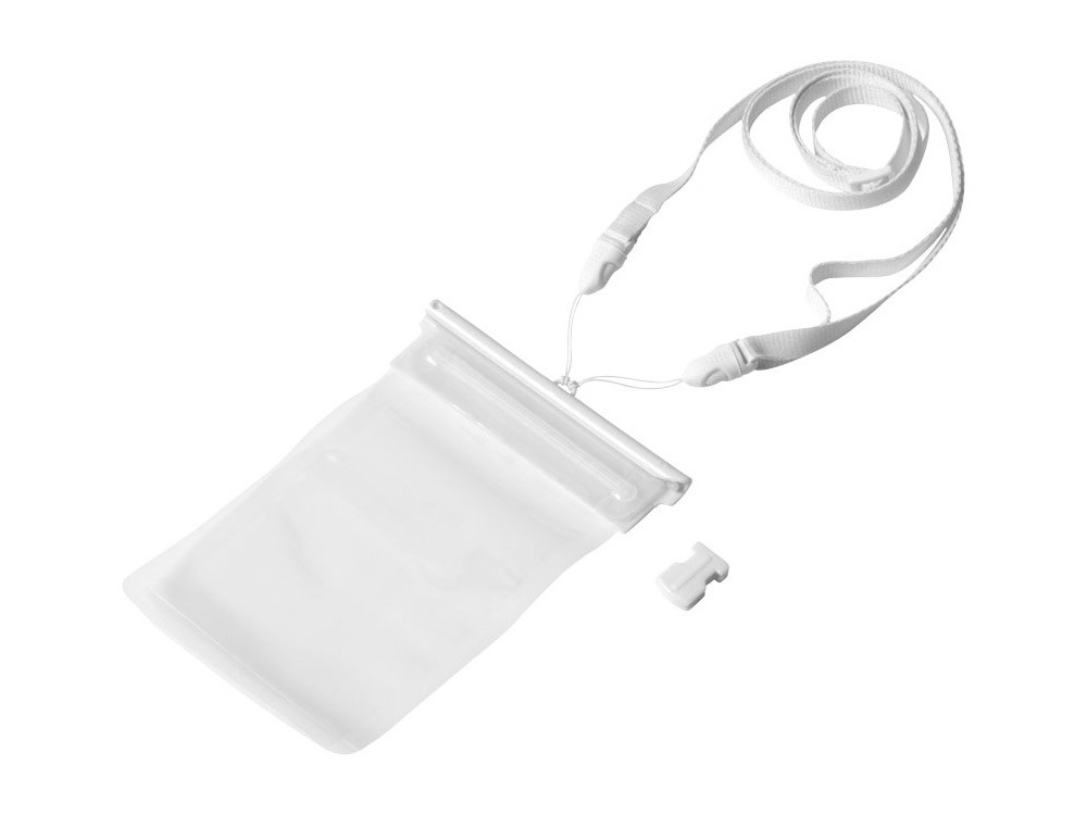 Чехол водонепроницаемый Splash для смартфонов, прозрачный/белый (артикул 10819903) - фото 4 - id-p65796368