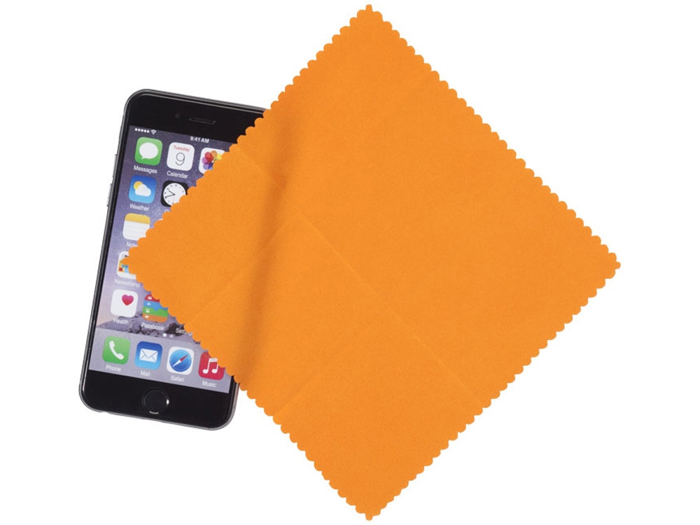 Салфетка из микроволокна, оранжевый (артикул 13424303)