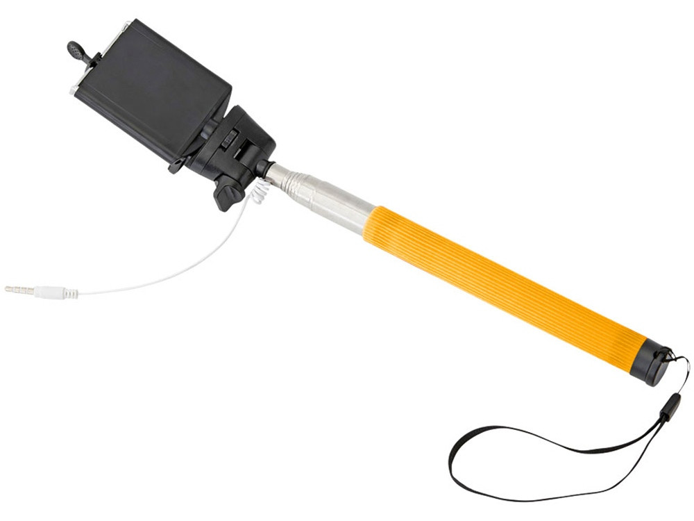 Монопод проводной Wire Selfie, оранжевый (артикул 13416505)
