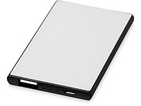 Портативное зарядное устройство Slim Credit Card, черный/белый (артикул 13417300), фото 1