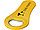 Магнитная открывалка для бутылок Rally, желтый (артикул 11260807), фото 6
