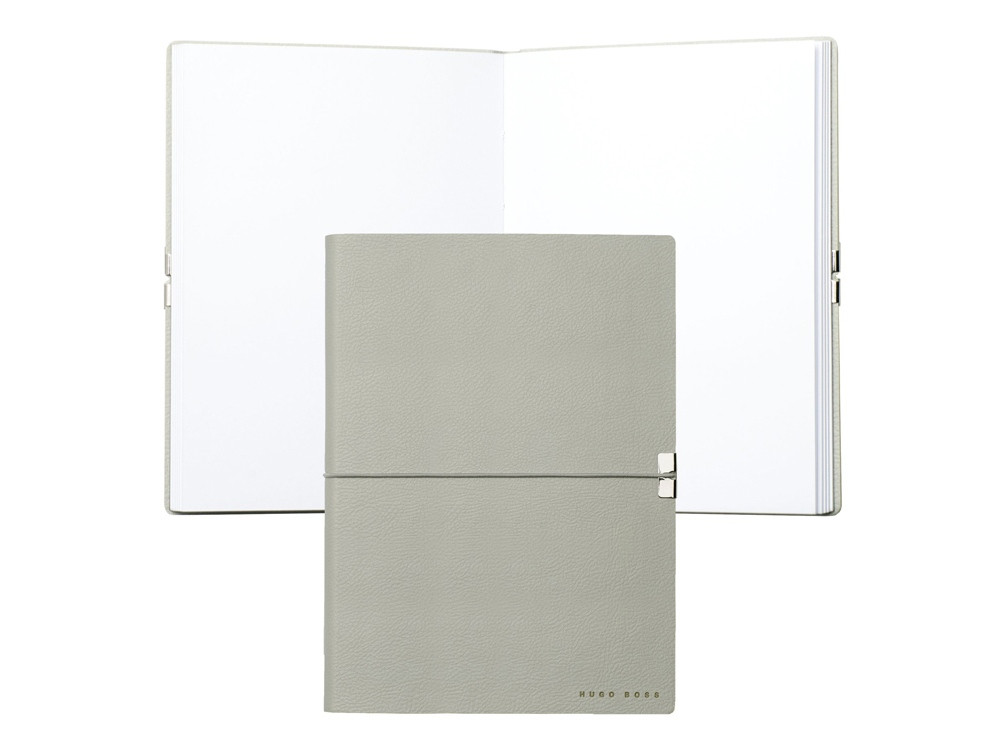 Блокнот А5 Storyline Light Grey. Hugo Boss, серый (артикул HNH704K)