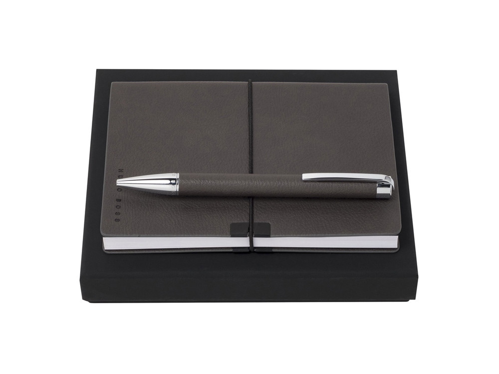 Подарочный набор: блокнот А6, ручка шариковая. Hugo Boss (артикул HPBM704J) - фото 1 - id-p65812167