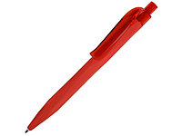 Ручка шариковая QS 20 PRT софт-тач, красный (артикул qs20prt-20)