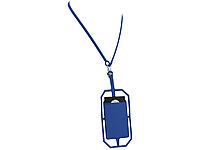 Картхолдер RFID со шнурком, ярко-синий (артикул 13425801)