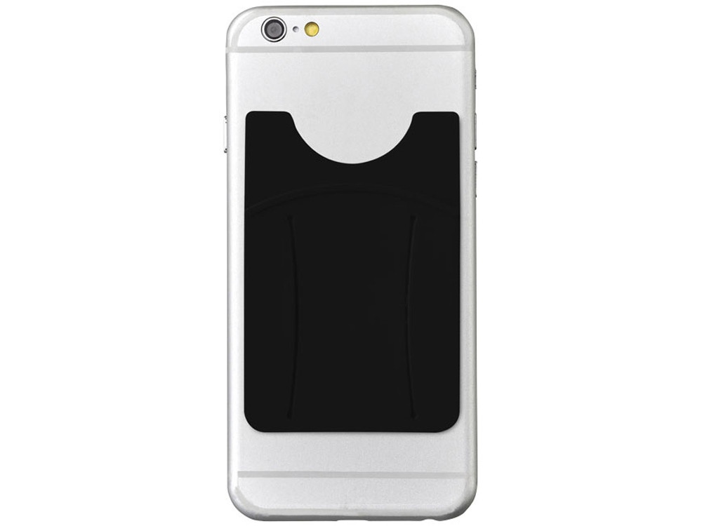 Картхолдер для телефона с отверстием для пальца, черный (артикул 13427000) - фото 4 - id-p65814519