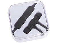 Наушники Martell магнитные с Bluetooth® в чехле, черный (артикул 10830900), фото 1