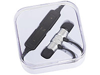 Наушники Martell магнитные с Bluetooth® в чехле, серебристый (артикул 10830901), фото 1