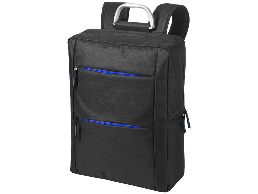 Рюкзак Boston для ноутбука 15,6, черный/ярко-синий (артикул 11992001) - фото 1 - id-p65796532