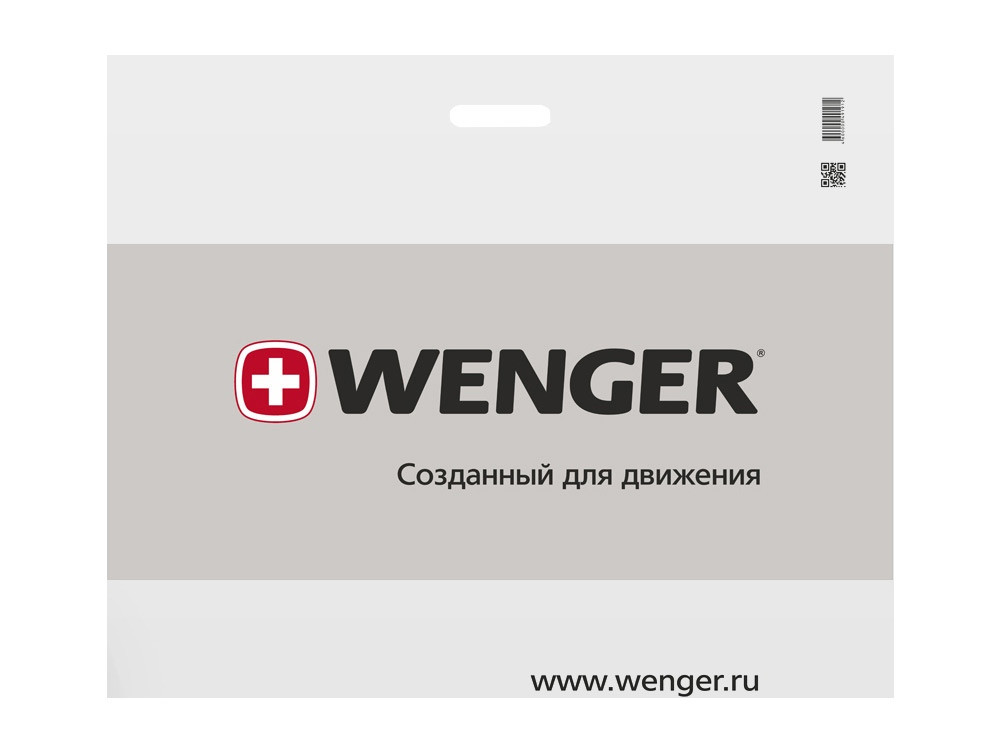 Сумка спортивная 39л. Wenger, серый/черный (артикул 73111) - фото 4 - id-p65812281