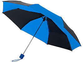 Зонт Spark 21 трехсекционный механический, черный/cиний (артикул 10909500)