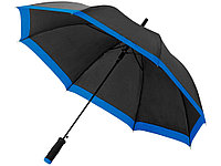 Зонт-трость Kris 23 полуавтомат, черный/синий (артикул 10909701)