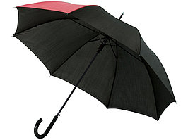 Зонт-трость Lucy 23 полуавтомат, черный/красный (артикул 10910002)