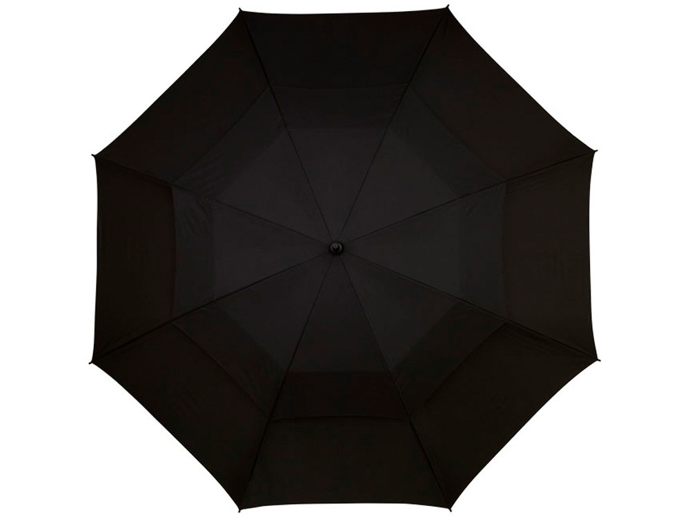 Зонт-трость Newport 30 противоштормовой, черный (артикул 10911000) - фото 4 - id-p65813309