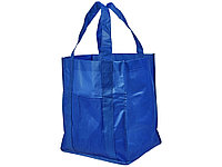 Ламинированная сумка для покупок, ярко-синий (артикул 12036903)
