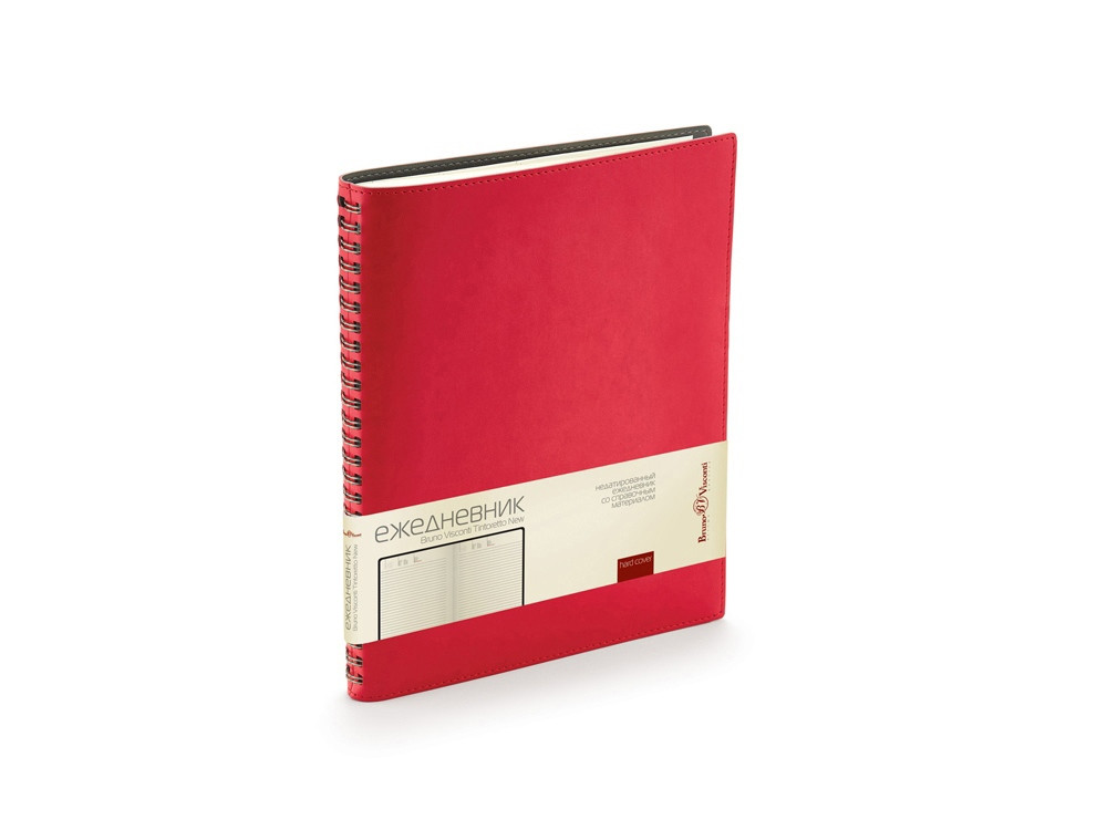 Ежедневник недатированный B5 Tintoretto New, красный (артикул 3-512.06)