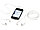 Музыкальный сплиттер-подставка для телефона Spartacus 2 в 1, белый/черный (артикул 12348701), фото 3
