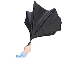 Зонт Lima 23 с обратным сложением, черный (артикул 10911300)