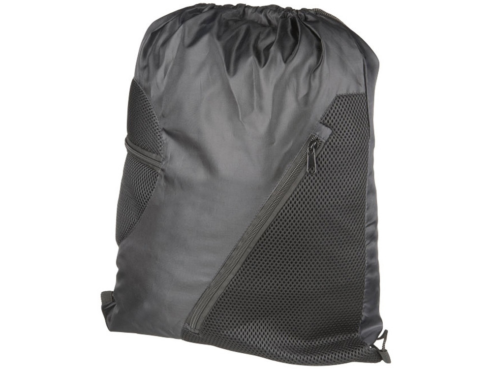 Спортивный рюкзак из сетки на молнии, черный (артикул 12028700) - фото 1 - id-p65814612