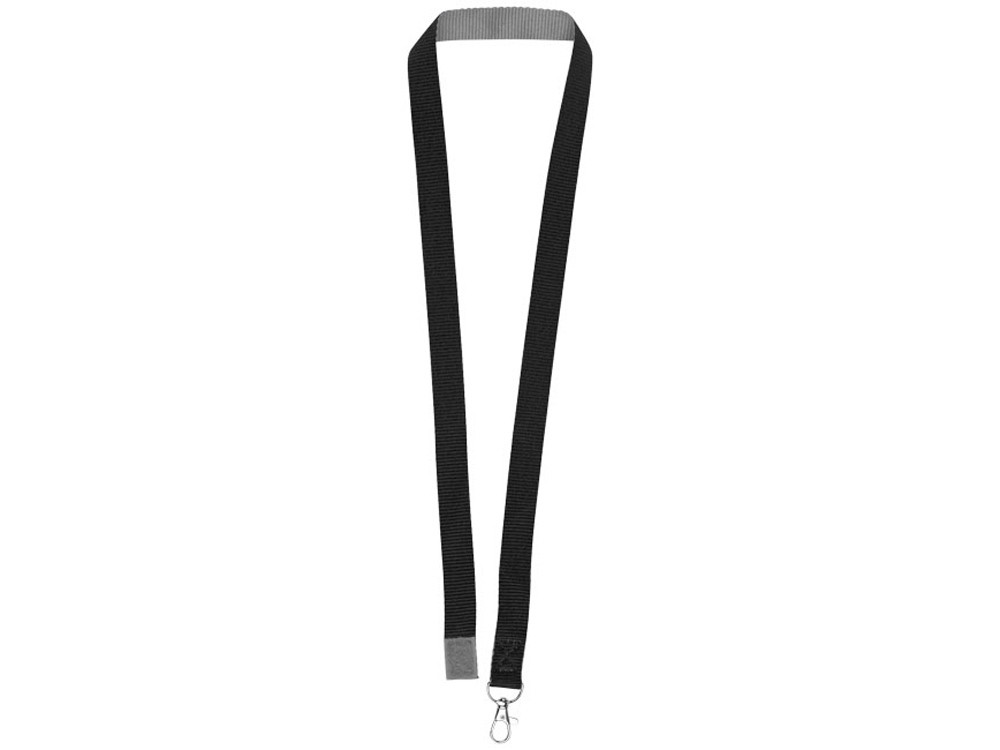 Двухцветный шнурок Aru с застежкой на липучке, черный/серый (артикул 10220800) - фото 3 - id-p65811004