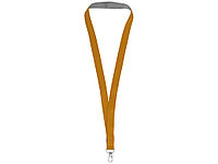 Двухцветный шнурок Aru с застежкой на липучке, оранжевый/серый (артикул 10220802)