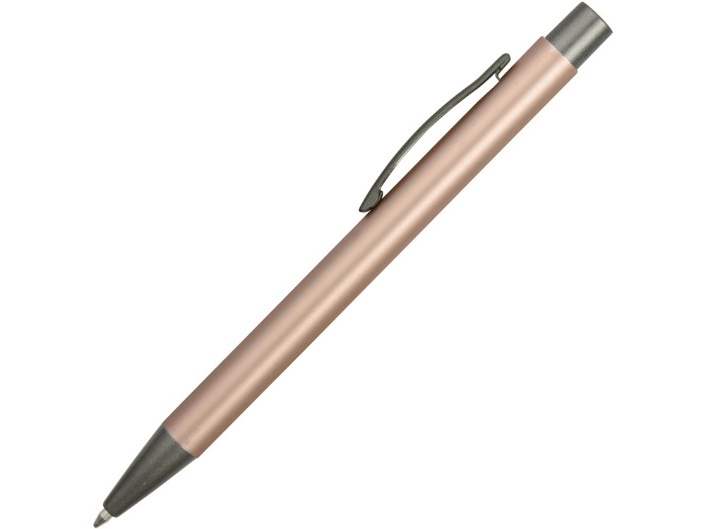 Ручка металлическая soft touch шариковая Tender, розовое золото/серый (артикул 18341.05) - фото 3 - id-p65817606