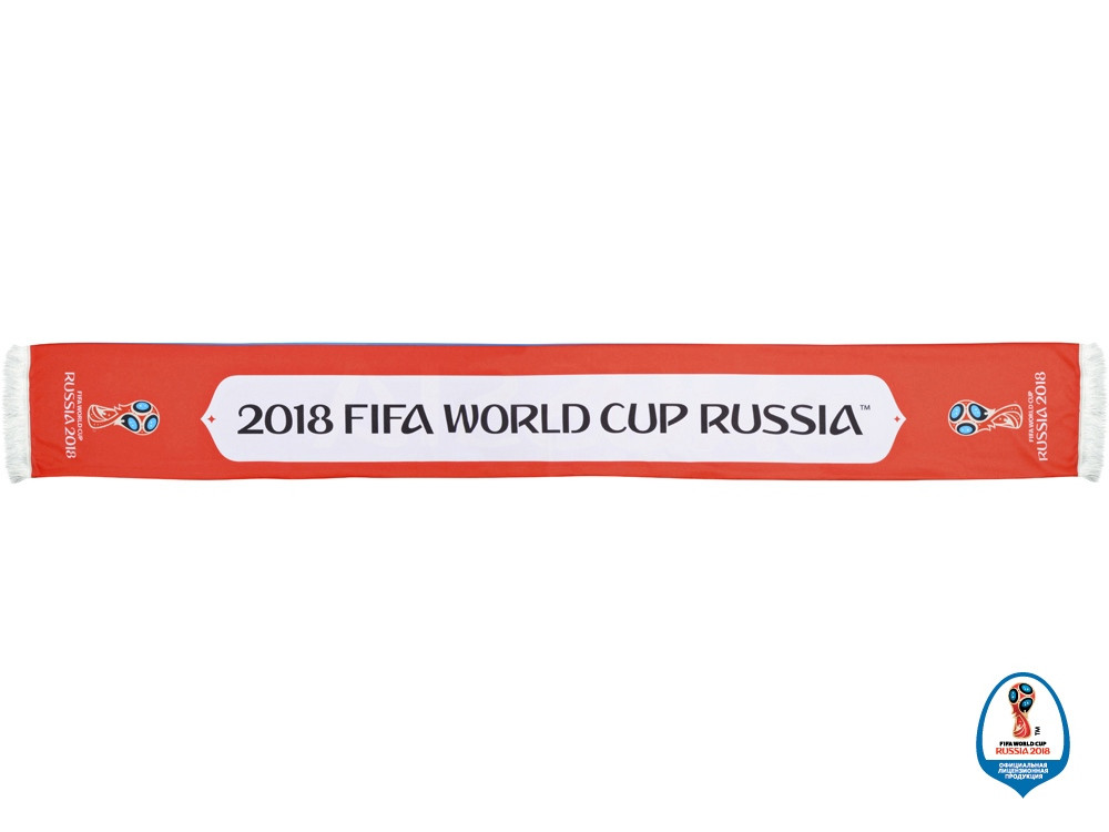 Шарф Россия трикотажный 2018 FIFA World Cup Russia (артикул 2018101) - фото 3 - id-p65815733