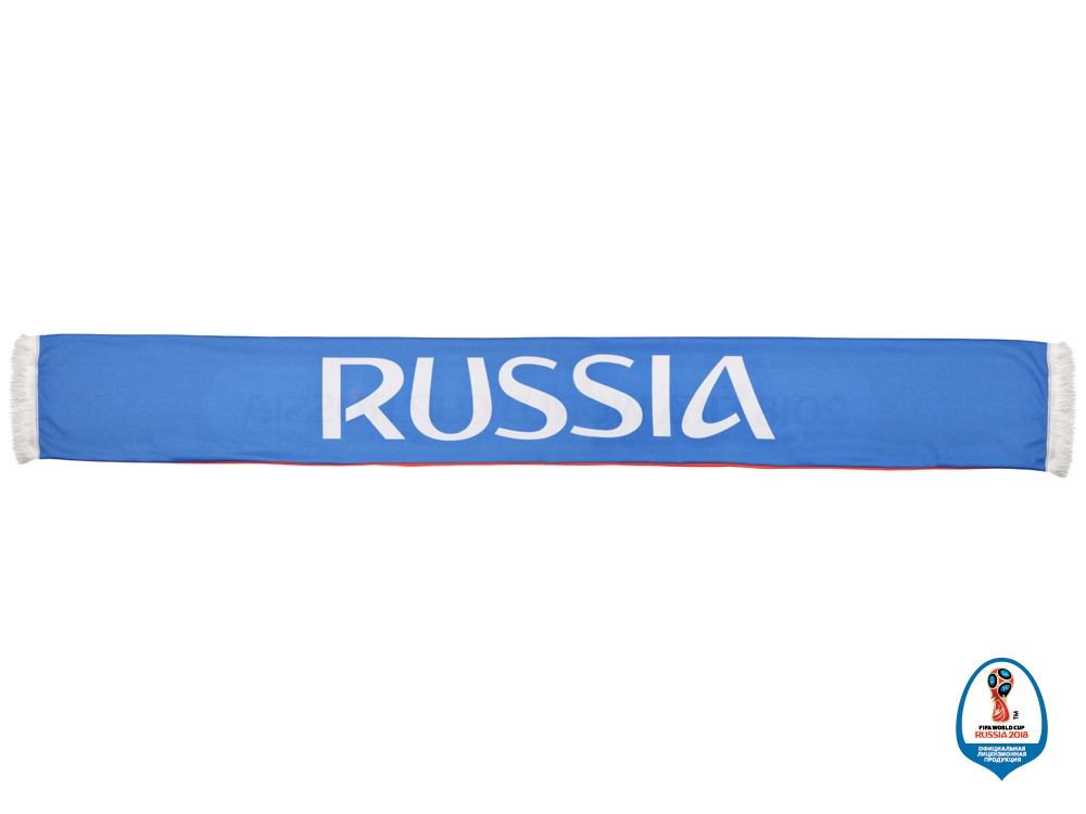 Шарф Россия трикотажный 2018 FIFA World Cup Russia (артикул 2018101) - фото 4 - id-p65815733