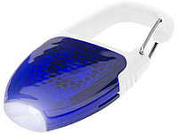 Брелок - фонарик с отражателем и карабином, ярко-синий/белый (артикул 10425601)