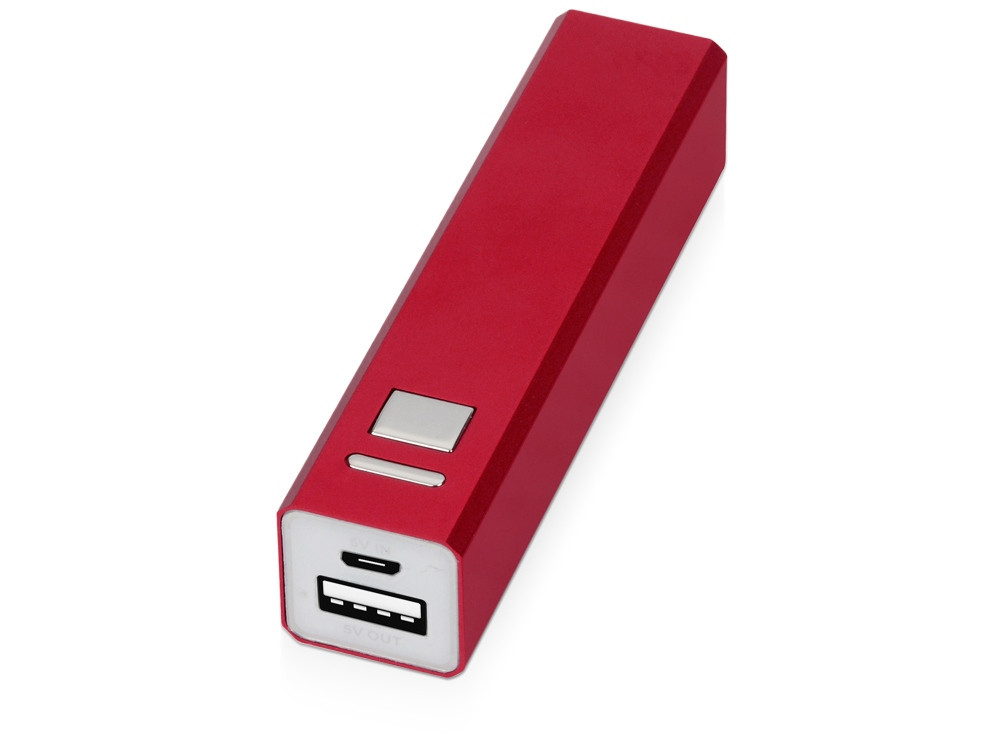 Портативное зарядное устройство Спейс, 3000 mAh, красный (артикул 392461)