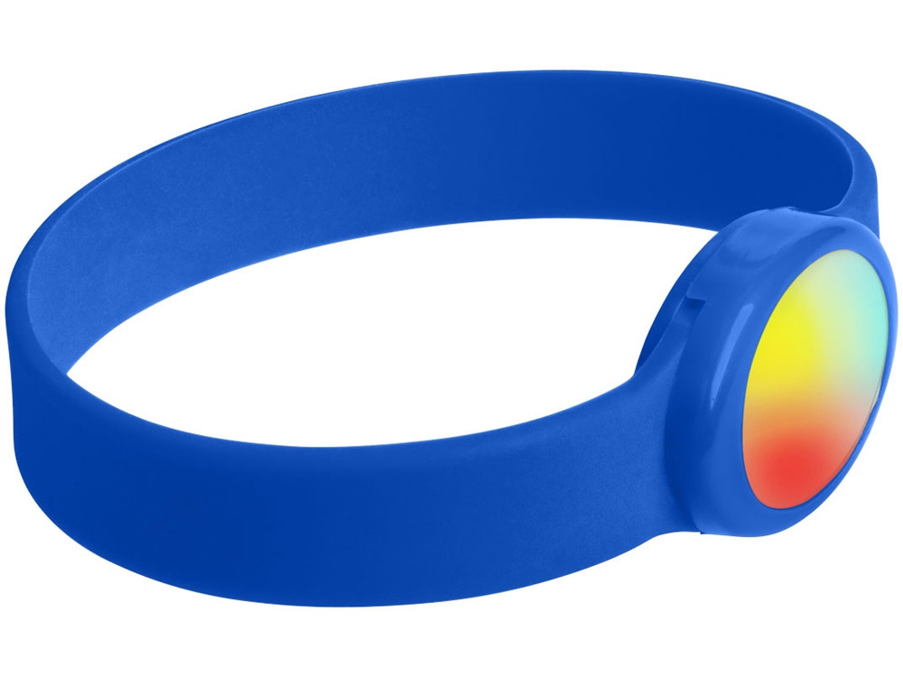 Силиконовый браслет с многоцветным фонариком (артикул 10428401) - фото 2 - id-p65811060