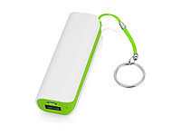 Портативное зарядное устройство (power bank) Basis, 2000 mAh, зеленое яблоко (артикул 592403)