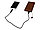 Портативное зарядное устройство Стор, 10000 mAh, коричневый (артикул 392438), фото 3