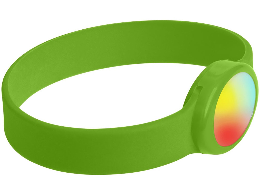 Силиконовый браслет с многоцветным фонариком (артикул 10428403) - фото 2 - id-p65811062