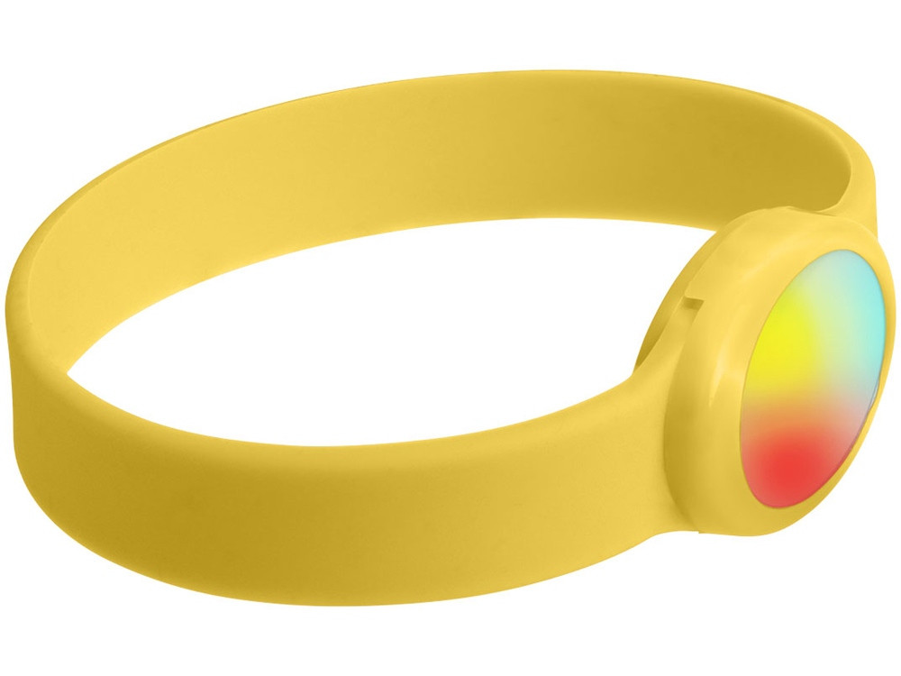Силиконовый браслет с многоцветным фонариком (артикул 10428405) - фото 2 - id-p65811064