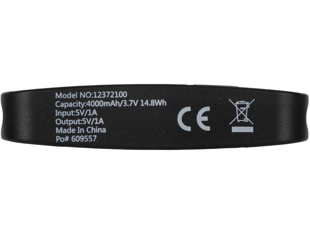 Зарядное устройство из ткани, 4000 mAh, черный (артикул 12372100) - фото 8 - id-p65813404