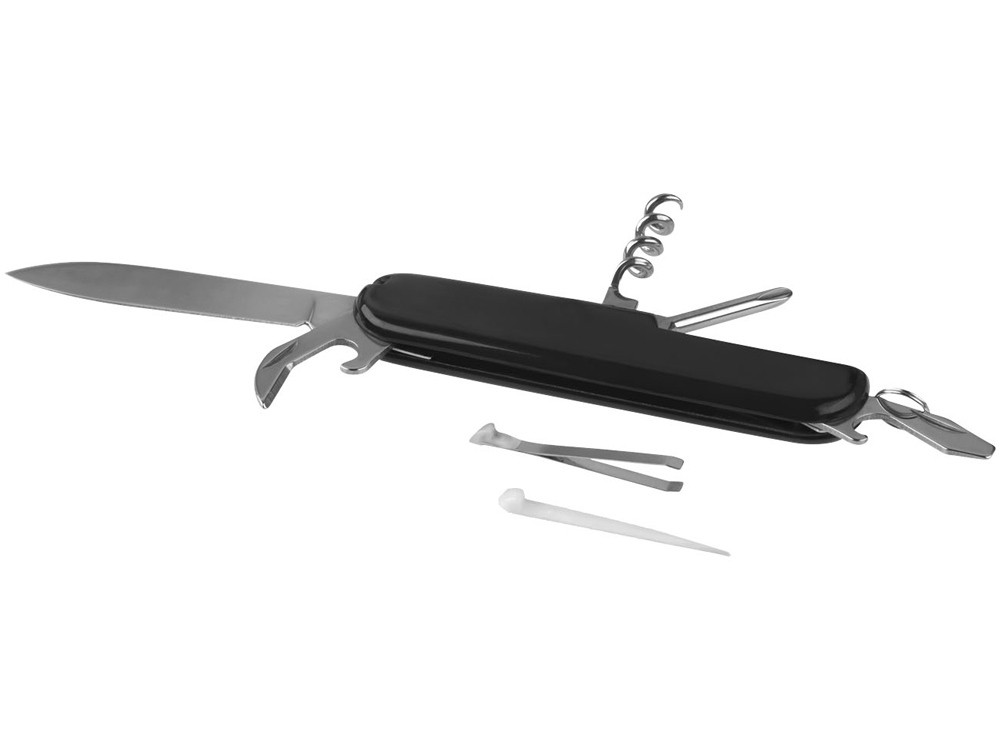Карманный 9-ти функциональный нож Emmy, черный (артикул 10448600)