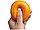 Игрушка-антистресс Апельсин, оранжевый (артикул 10249700), фото 3