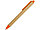Ручка картонная пластиковая шариковая Эко 2.0, бежевый/оранжевый (артикул 18380.13), фото 3