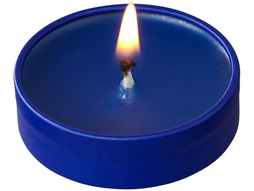 Свеча Bova в жестяной баночке, синий (артикул 12612002) - фото 2 - id-p65813431