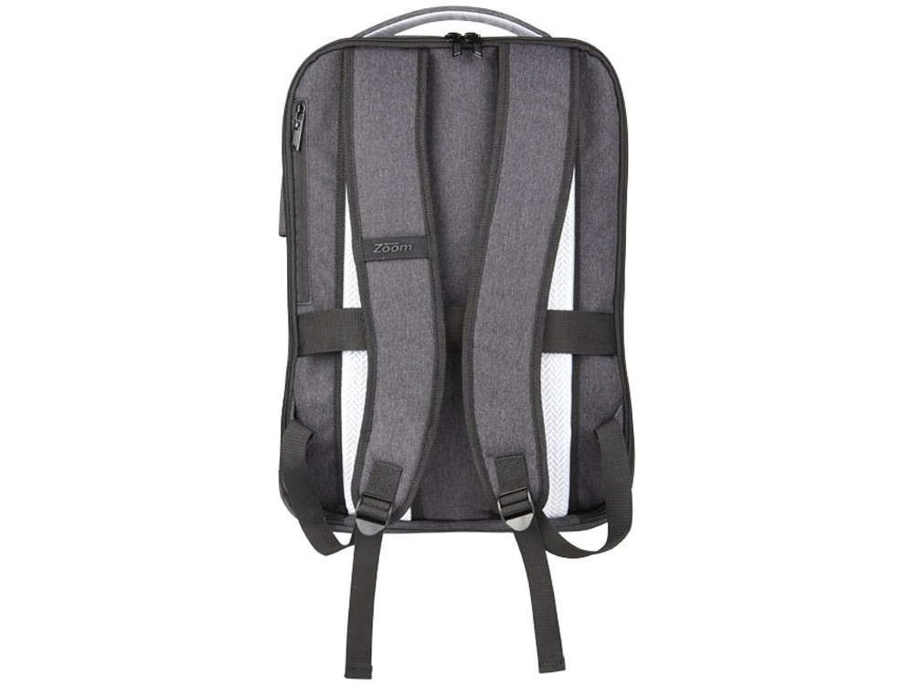 Изящный компьютерный рюкзак с противоударной защитой Zoom 15, темно-серый (артикул 12038601) - фото 2 - id-p65817712