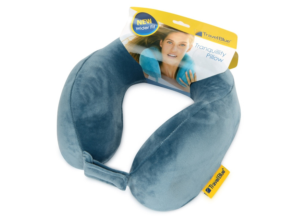 Подушка набивная Travel Blue Tranquility Pillow в чехле на молнии, синий (артикул 9010008) - фото 4 - id-p65815875